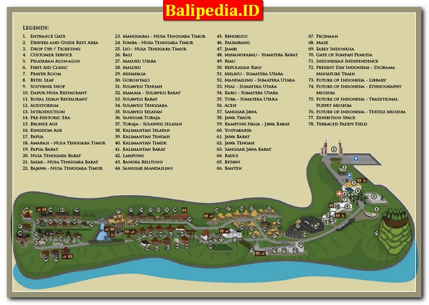 harga tiket masuk taman nusa bali