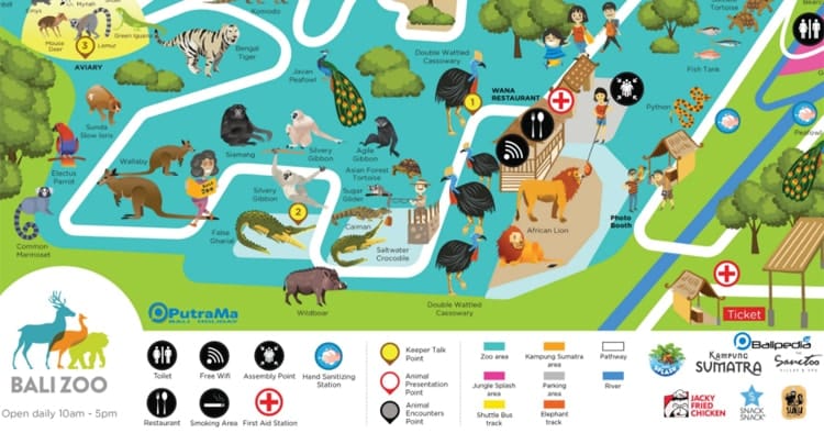 Peta Bali Zoo Park