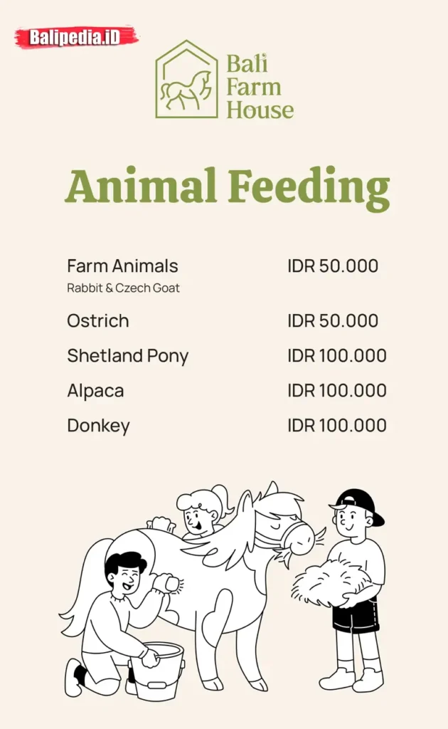 Animal Feeding Bali farm House